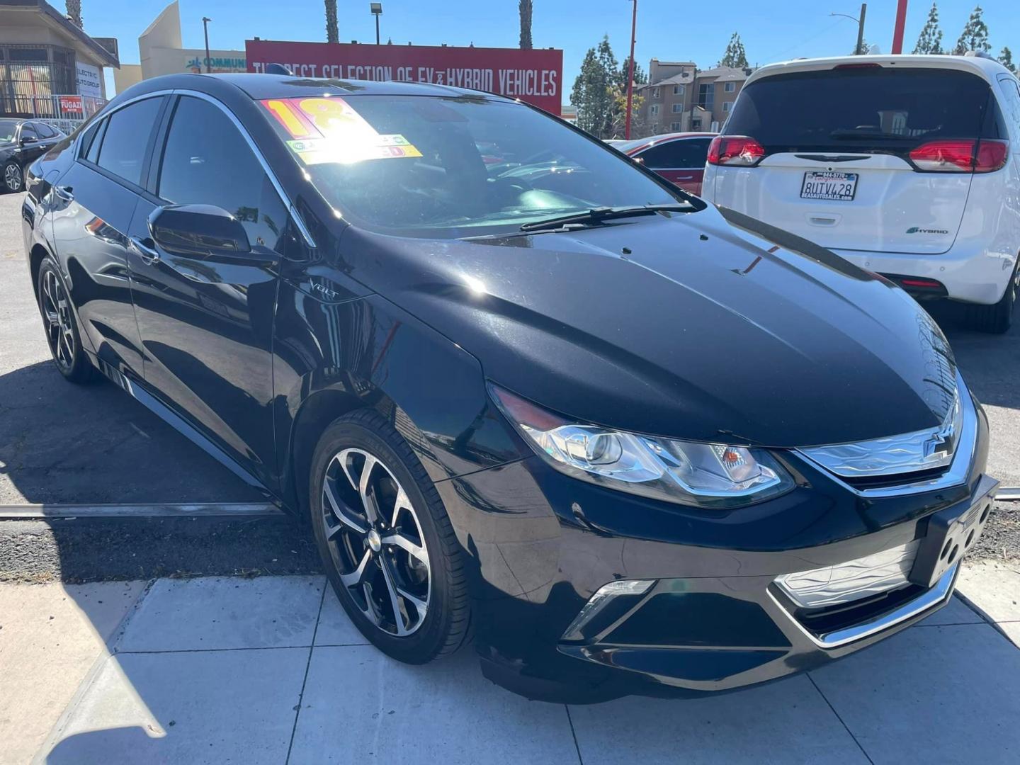 2018 BLACK /BLACK Chevrolet Volt LT (1G1RC6S55JU) with an 1.5L L4 DOHC 16V engine, CVT transmission, located at 744 E Miner Ave, Stockton, CA, 95202, (209) 944-5770, 37.956863, -121.282082 - Photo#0